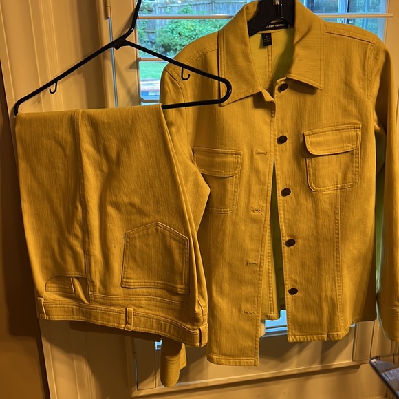 2pc99% 1% spandex Ellen Tracy pants and jacket - Picture 4 of 9